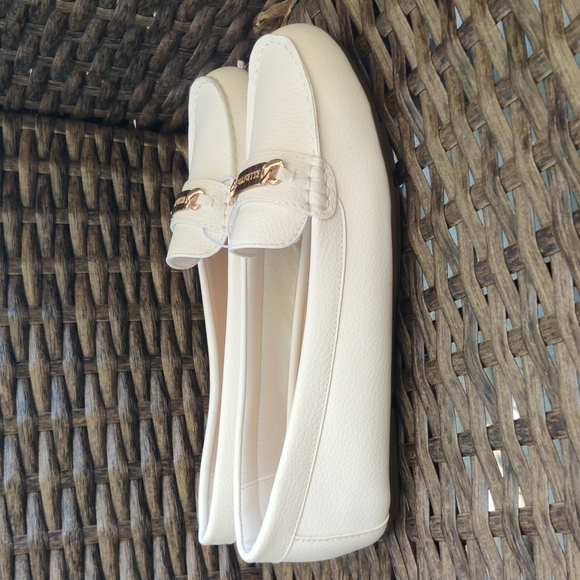 Ellen Tracy Women's Charliee Slip on Loafers Ivory White,New  without bo… - Picture 2 of 13
